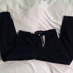Black Straight Leg Classic Fit Jeans (14W)